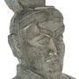 Voir la diapositive 3 : ATMOSPHERA Statue Déco  Samouraï  119cm Gris