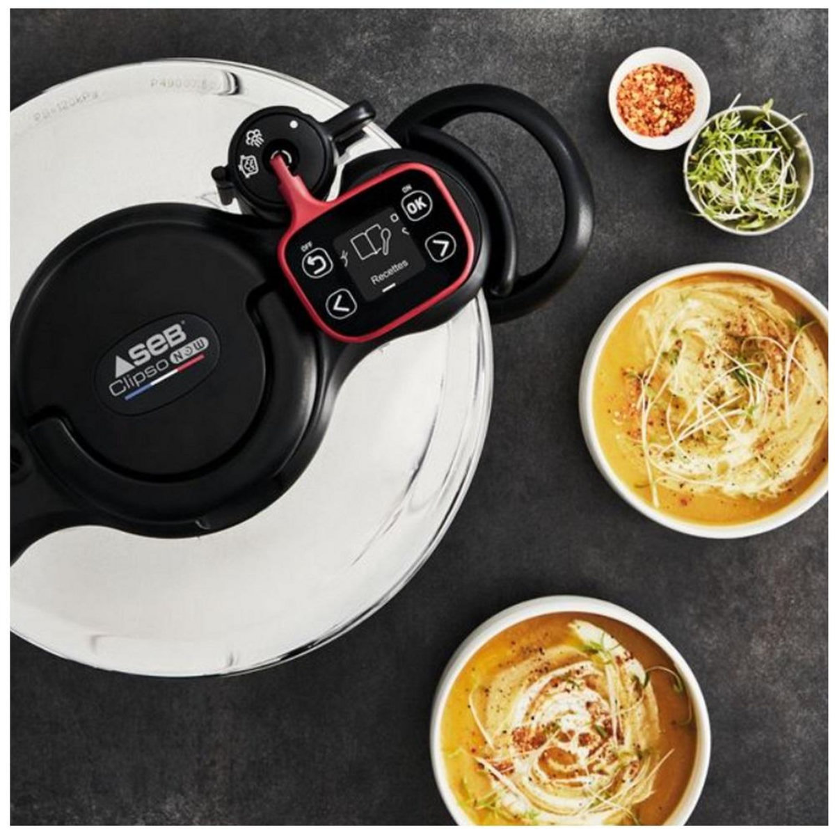 SEB Autocuiseur Clipso Minut Now+ 6L P4900750