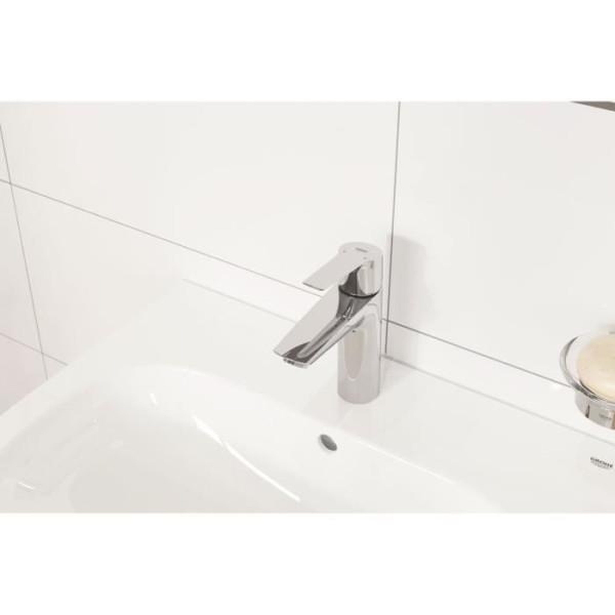 Voir la diapositive 2 : Grohe Mitigeur monocommande lavabo grohe start - taille s - limiteur de température - économie d'eau - 23550002