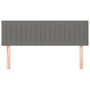 Voir la diapositive 3 : VIDAXL Tetes de lit 2 pcs Gris fonce 72x5x78/88 cm Tissu