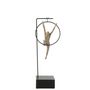 Voir la diapositive 4 : Paris Prix Statuette Gymnaste Cerceau  Beta  48cm Beige & Noir
