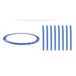 JUMP4FUN Accessoires Trampoline Pack relooking Trampoline 10FT - 305cm - 8 Perches. Coloris disponibles : Bleu, Vert, Orange