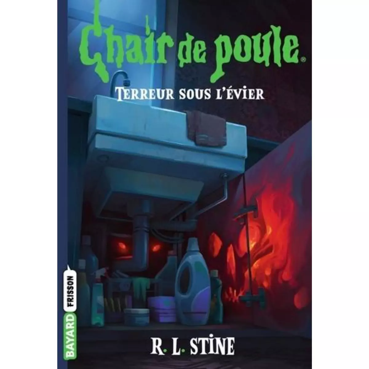  CHAIR DE POULE TOME 12 : TERREUR SOUS L'EVIER, Stine R. L.