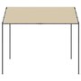 Voir la diapositive 4 : VIDAXL Tente a auvent beige 4x4 m acier et tissu