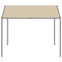 Voir la diapositive 4 : VIDAXL Tente a auvent beige 4x4 m acier et tissu