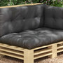 Voir la diapositive 5 : OUTSUNNY Ensemble de 3 coussins d'extérieur assise dossier latéral canapé gris