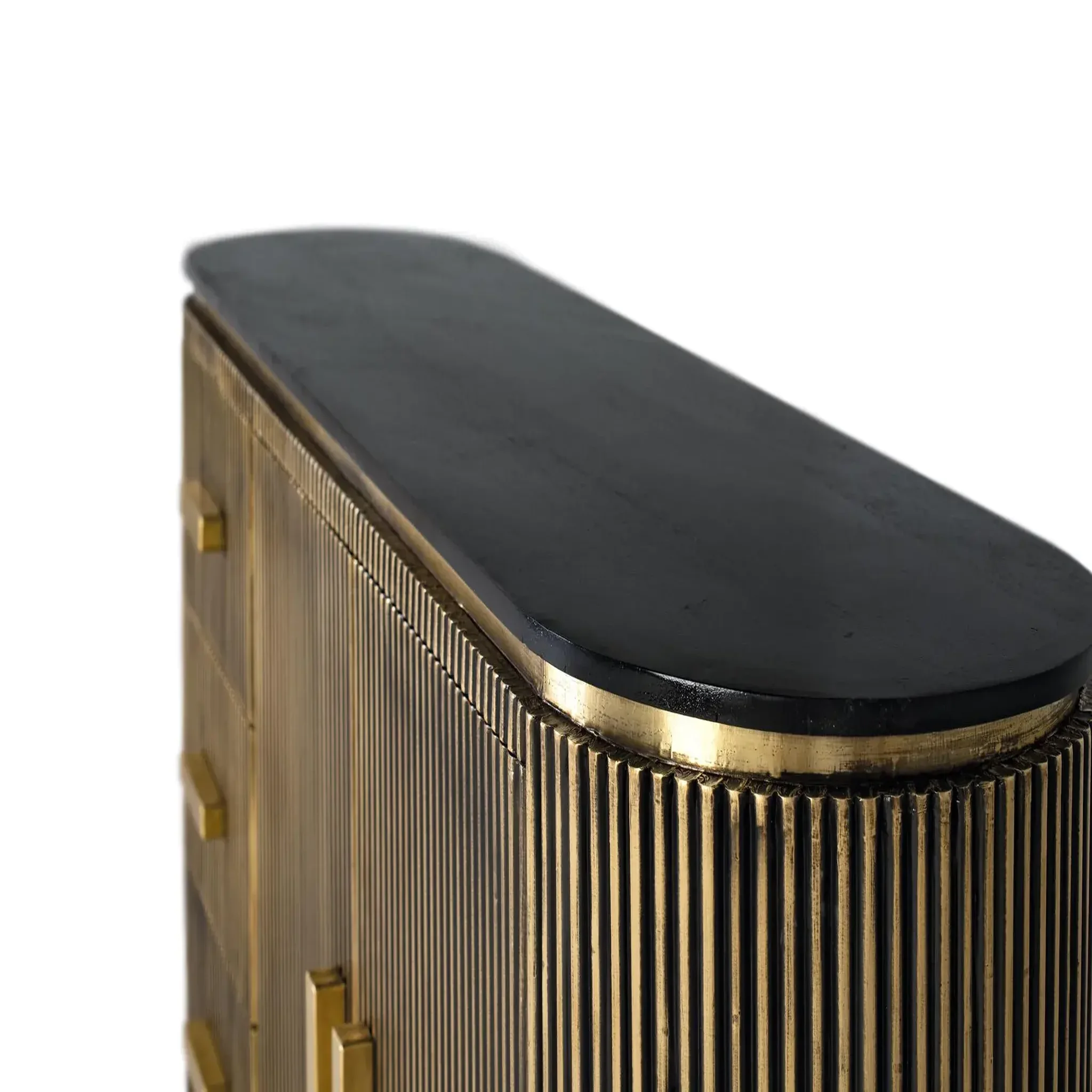 Voir la diapositive 2 : GINER Y COLOMER SL Buffet en bois de manguier 150cm style classique moderne