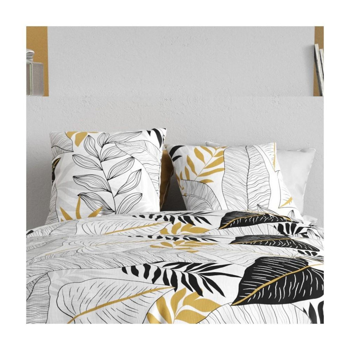 ATELIER DU COTON Housse de couette 260x240 MOANA + 2 taies coton 57 fils