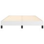 Voir la diapositive 5 : VIDAXL Cadre de lit sans matelas blanc 140x190 cm similicuir