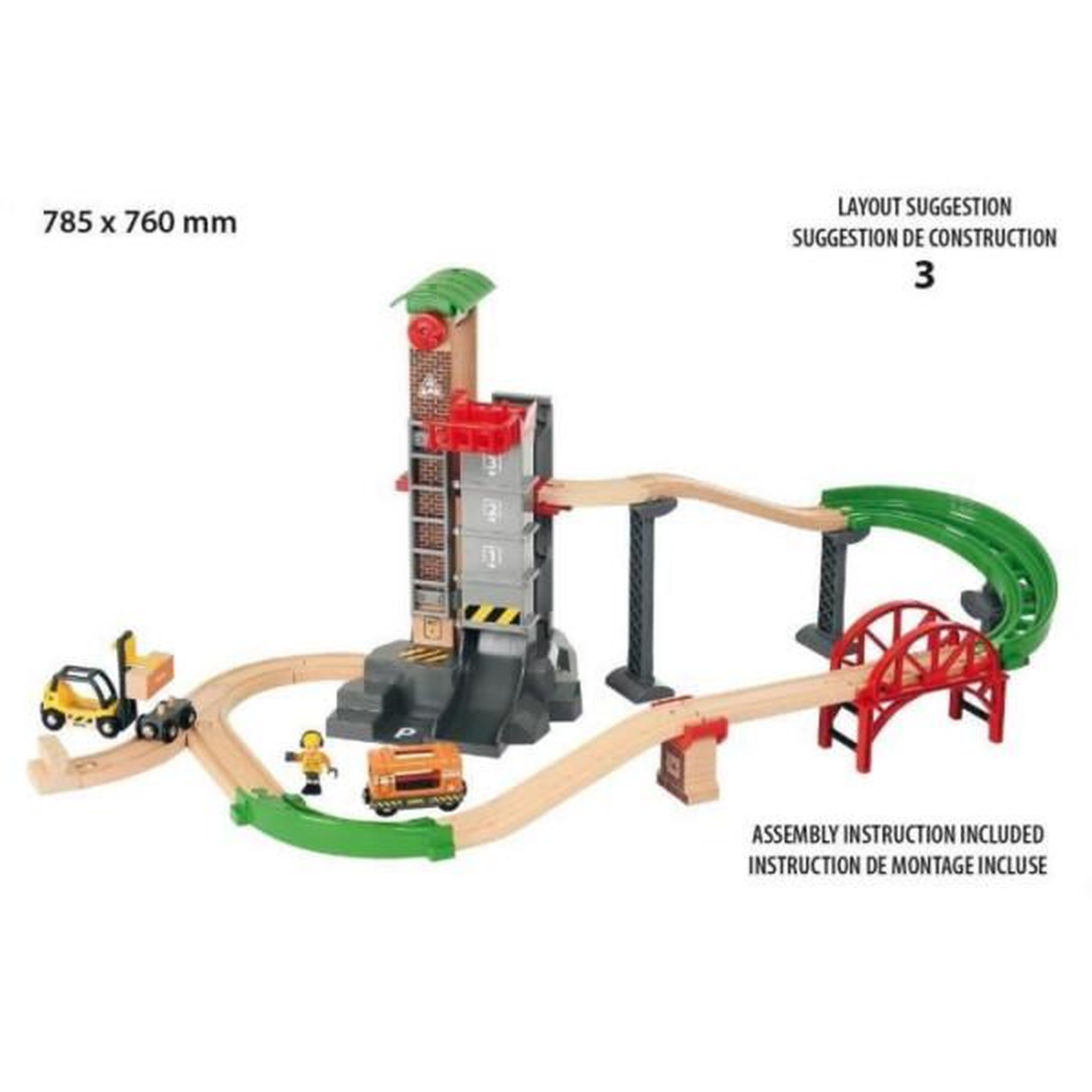 Voir la diapositive 5 : Brio BRIO World Grand Circuit Plateforme Multimodale - Coffret 32 pieces - Circuit de train en bois - Ravensburger - Des 3 ans - 3388