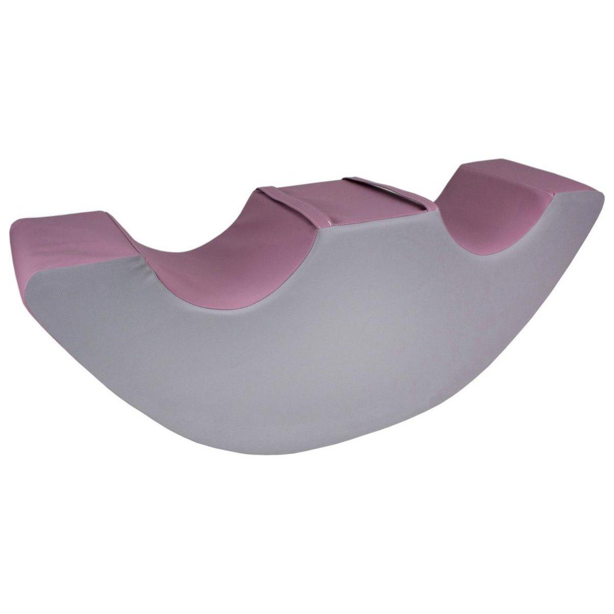 Voir la diapositive 2 : VELINDA Balancelle à bascule Bean Rocker Duo — blanc, gris, violet