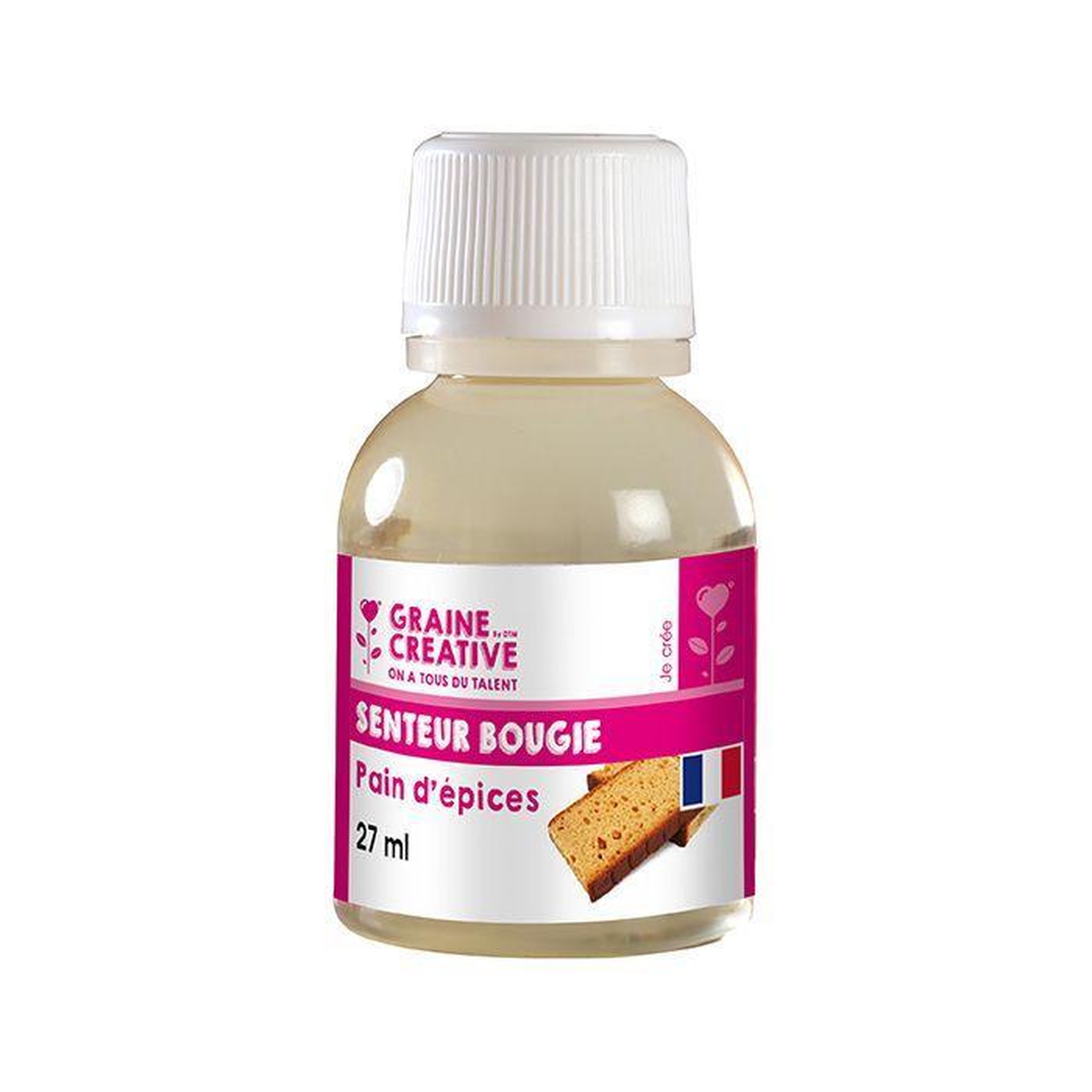 Graine créative Parfum pour bougies 27 ml - Senteur pain d'épices