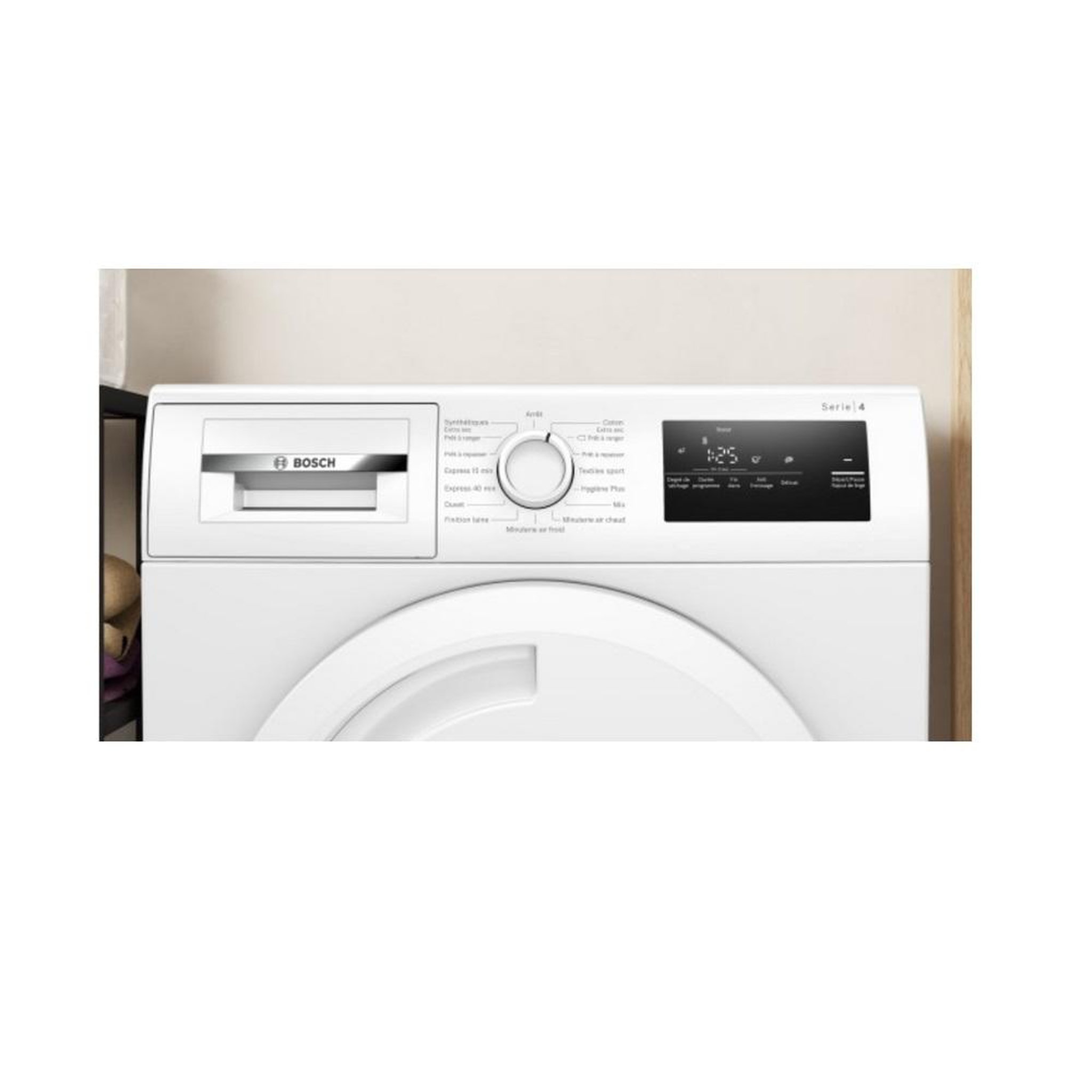 Voir la diapositive 4 : BOSCH Sèche -linge à condensation 60cm 8kg b blanc - wtn83209fr