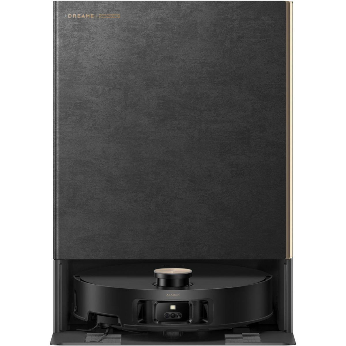 DREAME Robot Aspirateur Laveur MatriX10 Ultra noir avec serpillères auto-interchangeables