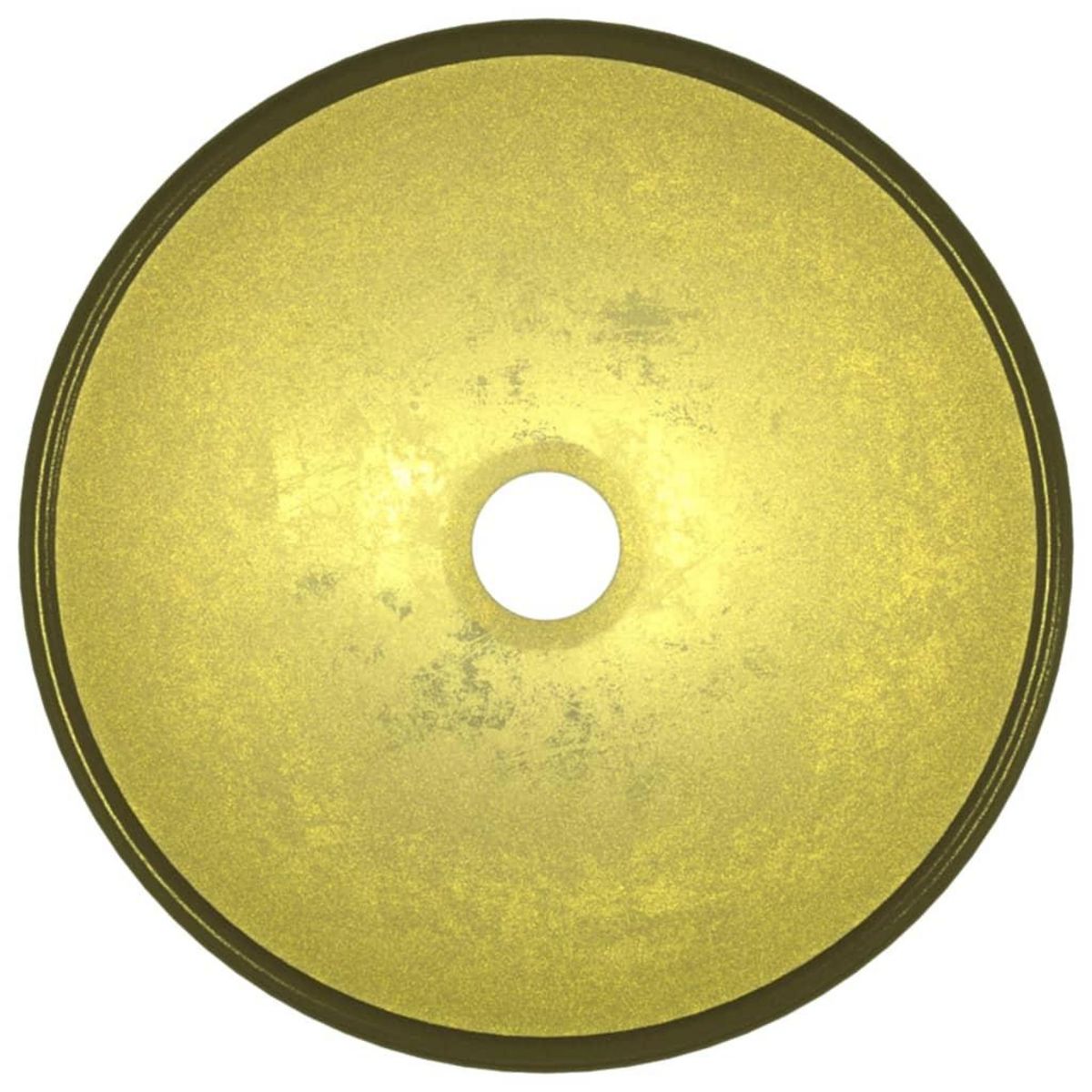 VIDAXL Lavabo Verre trempe 30x12 cm Dore