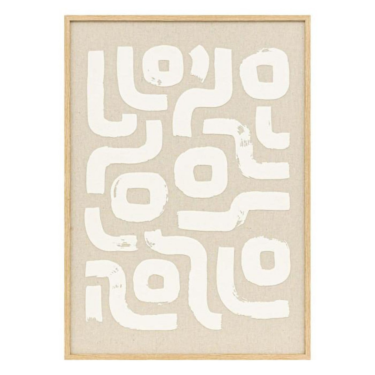 ATMOSPHERA Décoration Murale en Relief  Disa  70cm Beige