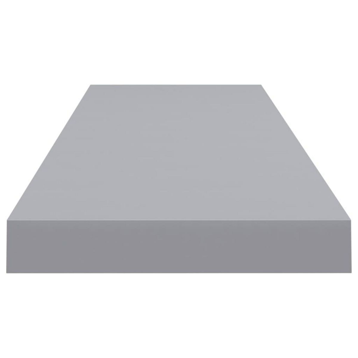 VIDAXL Etageres murales flottantes 2 pcs gris 90x23,5x3,8 cm MDF