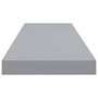 Voir la diapositive 5 : VIDAXL Etageres murales flottantes 2 pcs gris 90x23,5x3,8 cm MDF