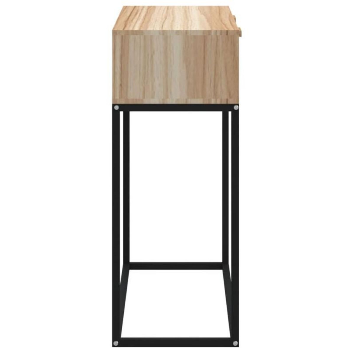 VIDAXL Table console 80x30x75 cm bois d ingénierie et fer