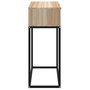 Voir la diapositive 6 : VIDAXL Table console 80x30x75 cm bois d ingénierie et fer