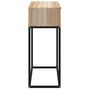 Voir la diapositive 6 : VIDAXL Table console 80x30x75 cm bois d ingénierie et fer