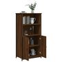 Voir la diapositive 4 : VIDAXL Buffet haut chene marron 62x36x121,5 cm bois d'ingenierie