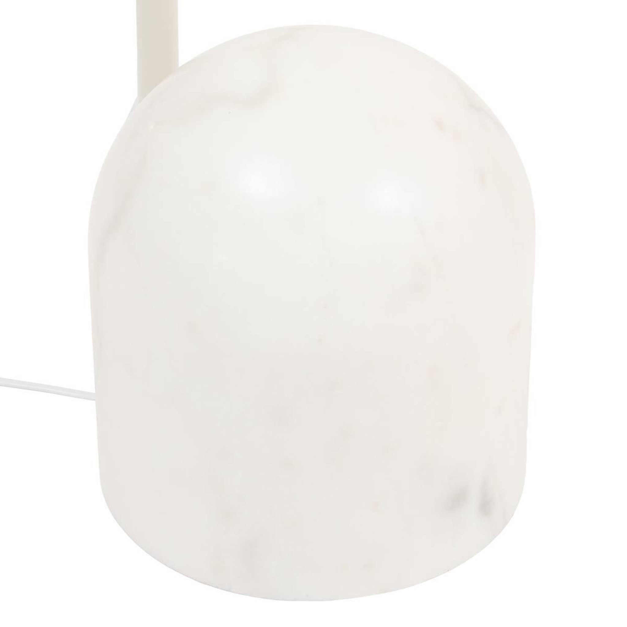 Voir la diapositive 3 : ATMOSPHERA Lampadaire arc en marbre  shani  193cm argile