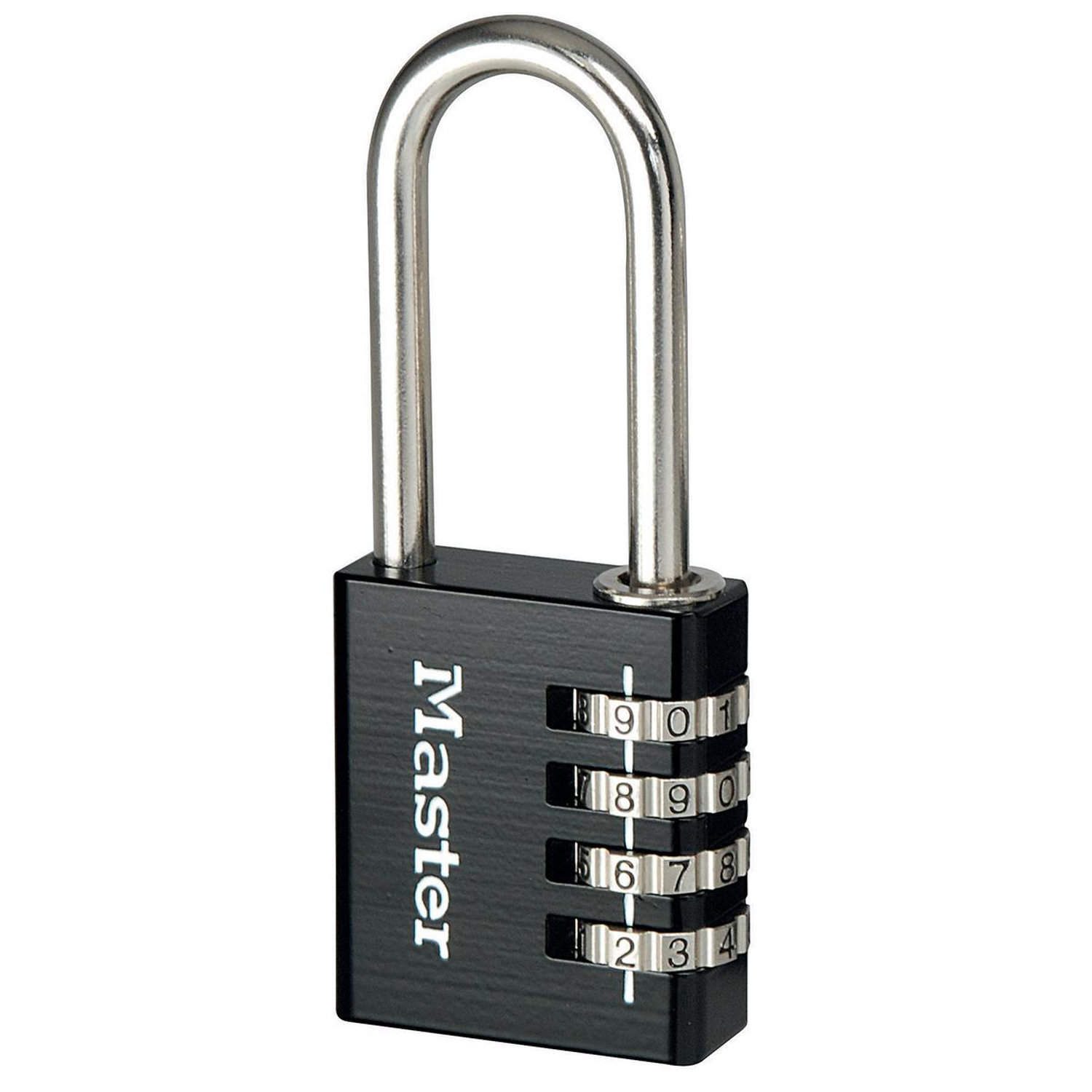 Cadenas à combinaison en aluminium MASTER LOCK 7640EURDBLKLH Diamètre 6mm Utilitaire - vue 4