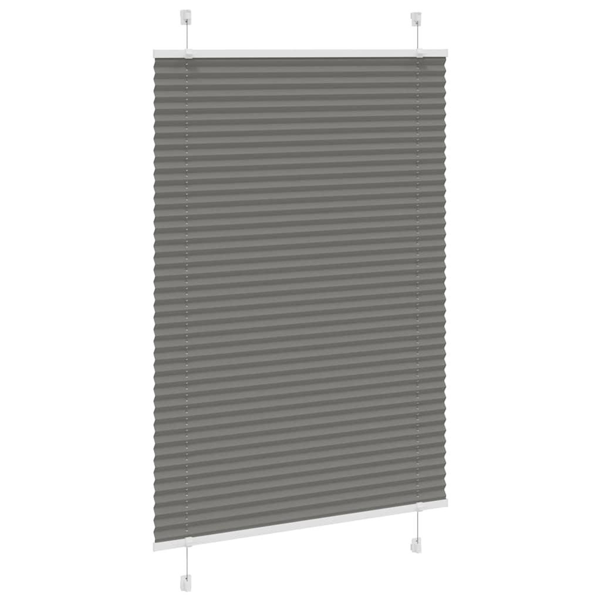 Voir la diapositive 3 : VIDAXL Store plisse anthracite 90x100 cm largeur du tissu 89,4 cm