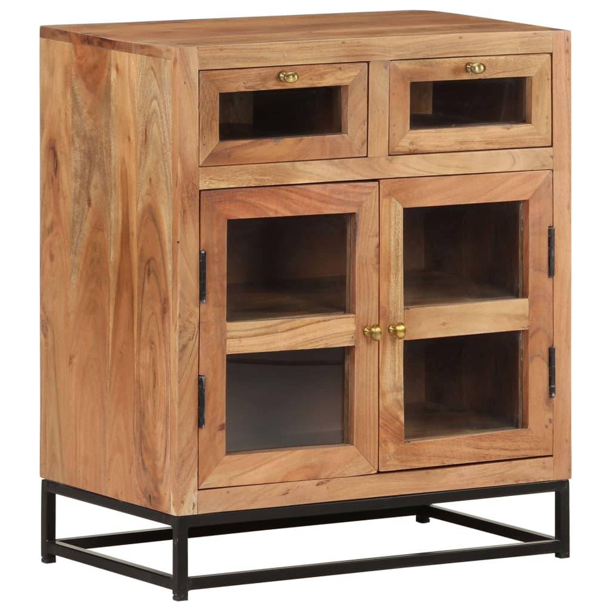 Voir la diapositive 1 : VIDAXL Buffet 60x35x70 cm Bois d'acacia massif