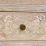 Voir la diapositive 5 : ATMOSPHERA Console 2 tiroirs en bois massif SHIREL - Beige