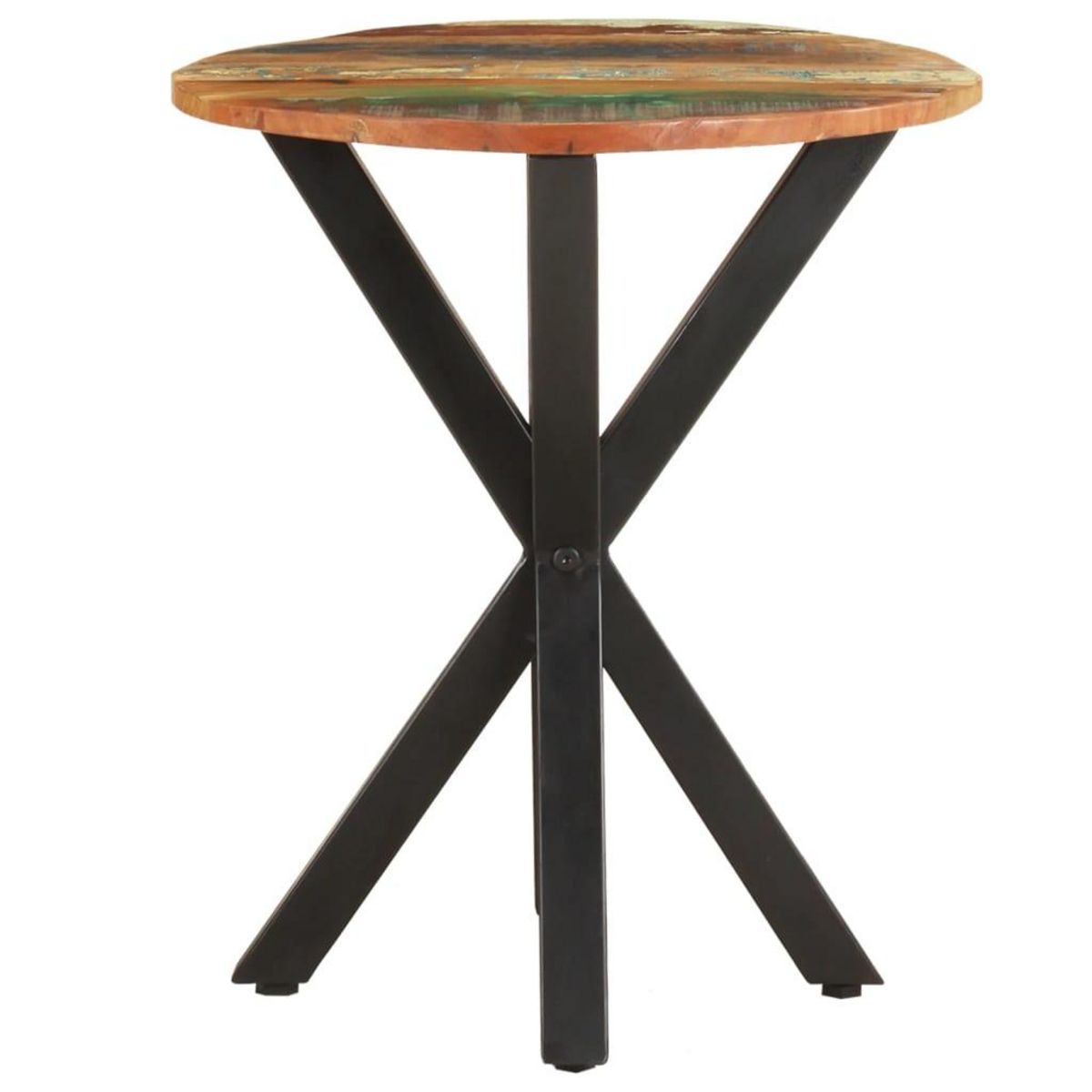 VIDAXL Table d'appoint 48x48x56 cm Bois de recuperation massif
