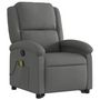 Voir la diapositive 4 : VIDAXL Fauteuil de massage inclinable Gris fonce Tissu