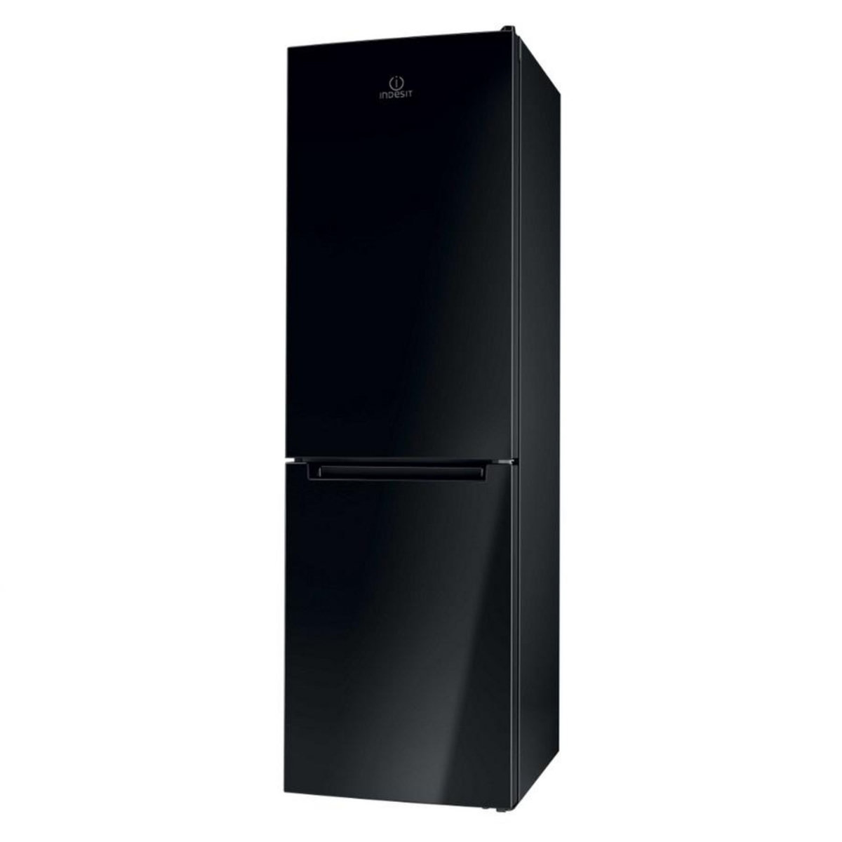 Indesit Réfrigérateur combiné 60cm 339l statique noir - LI8S1EK