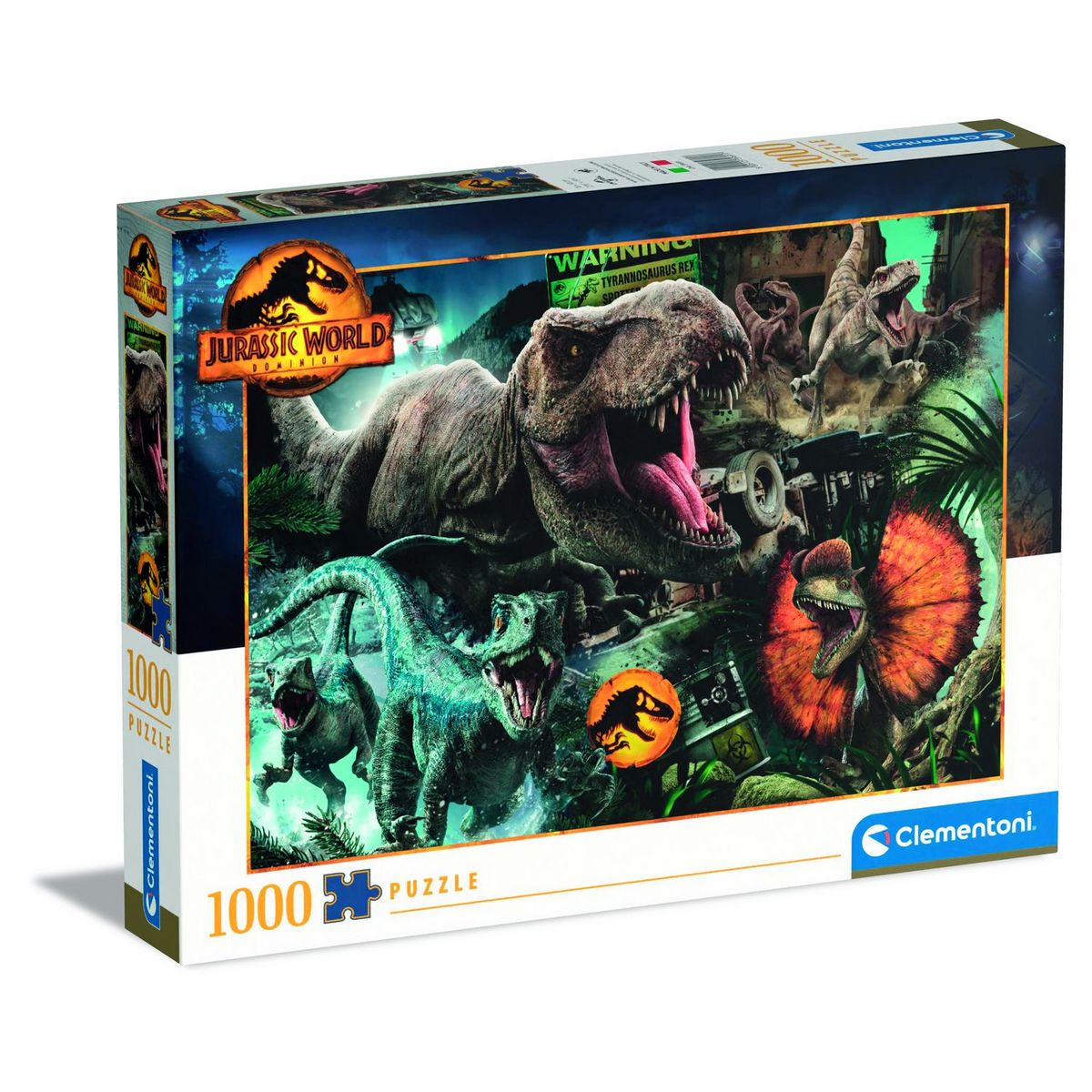 CLEMENTONI Puzzle 1000 pièces Jurrassic World