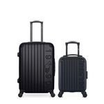 GENTLEMAN FARMER GENTLEMAN FARMER - LOT DE 2 - Valises weekend et cabine XXS PORTER. Coloris disponibles : Noir, Vert, Beige, Bleu, Rouge, Gris