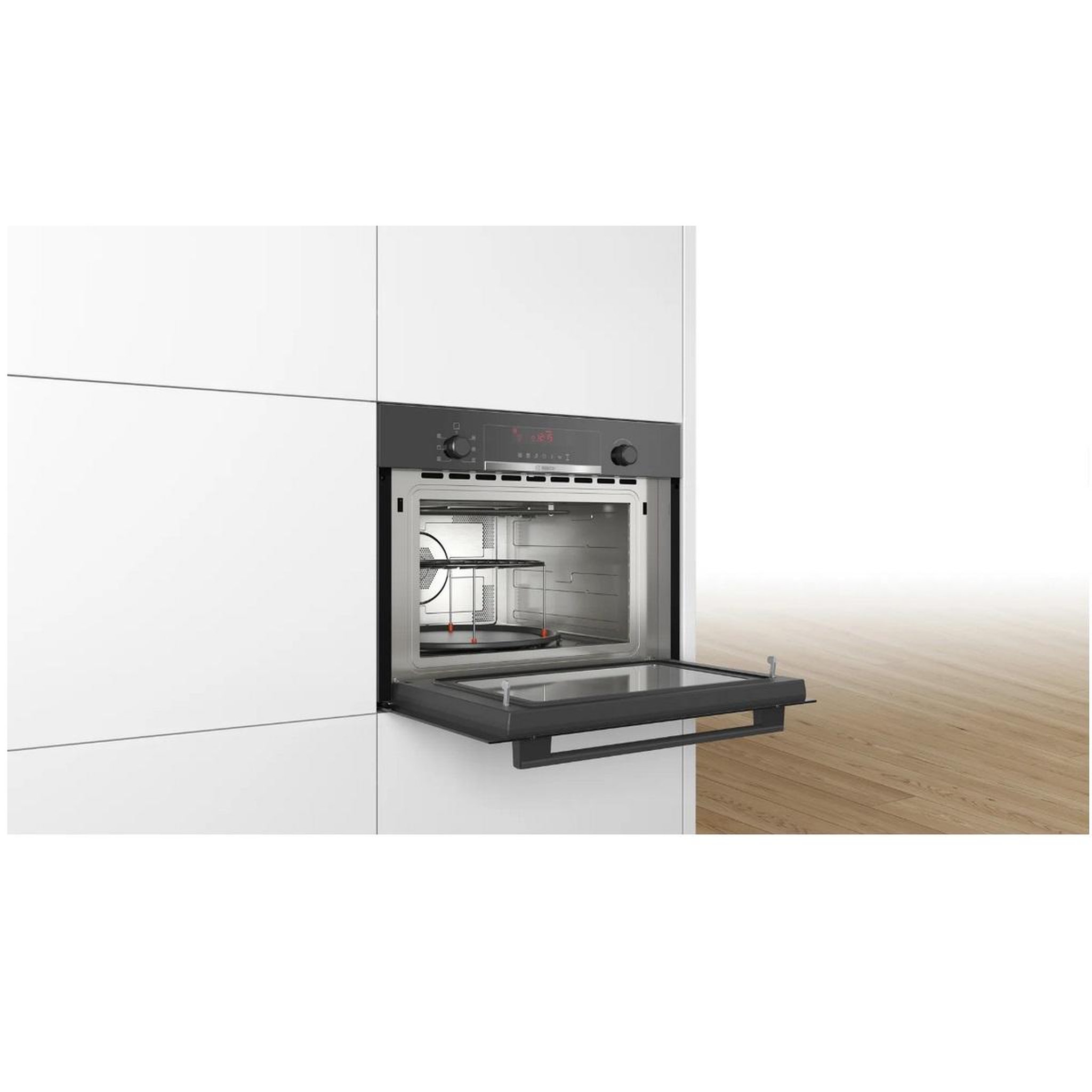 Voir la diapositive 4 : BOSCH Micro-ondes combiné 44l 3350w noir - cma583mb0