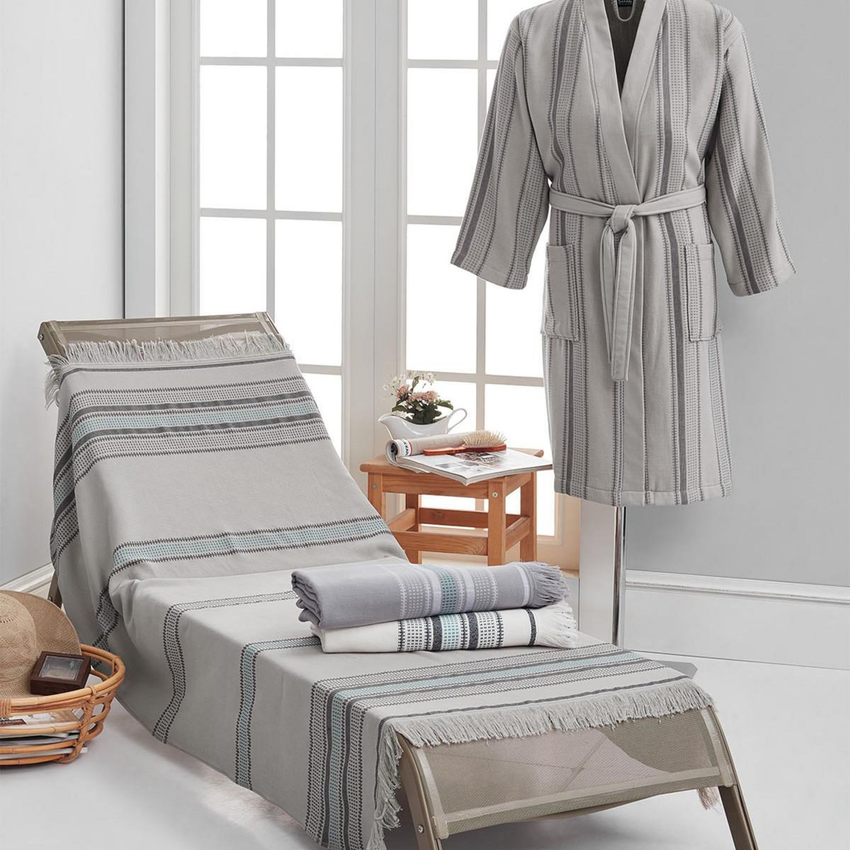 Sensei Maison Fouta serviette de plage 100x180 cm BODRUM