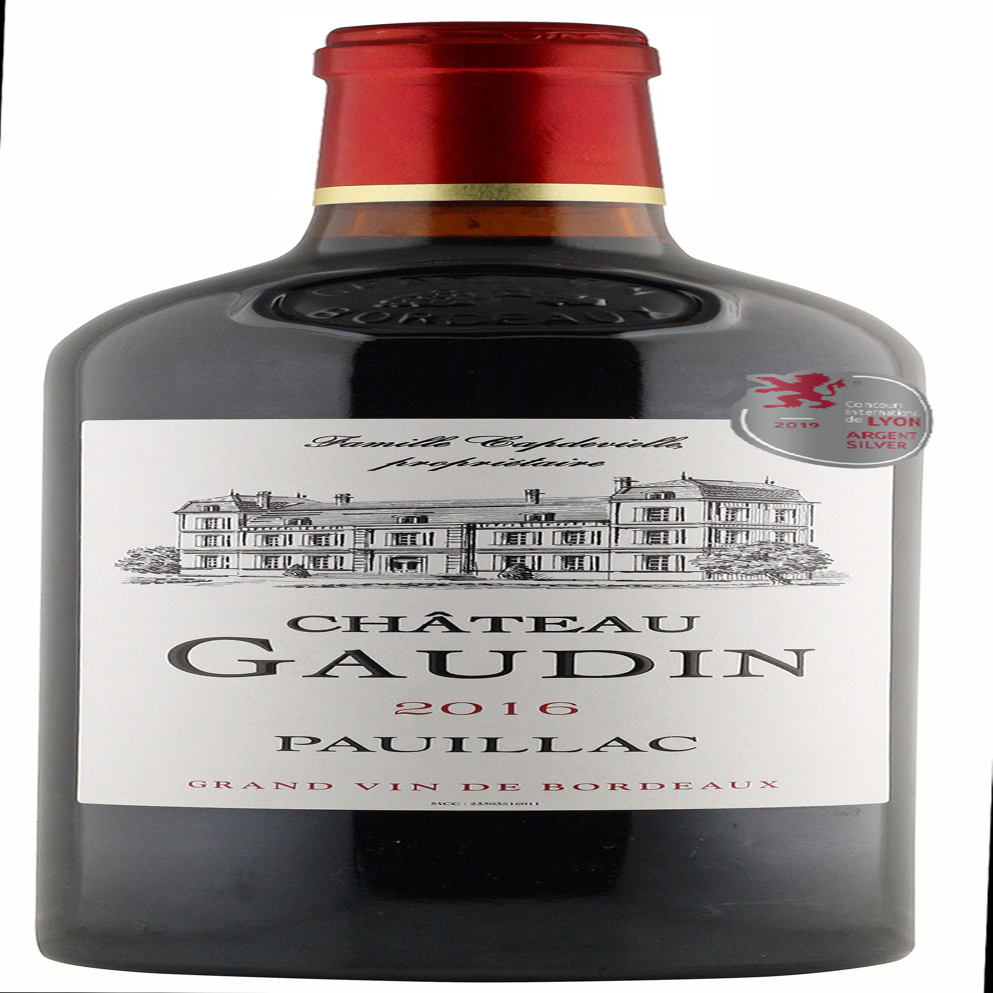 Voir la diapositive 1 : Château Gaudin Pauillac Rouge 2016