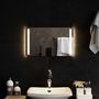 Voir la diapositive 1 : VIDAXL Miroir de salle de bain a LED 50x30 cm