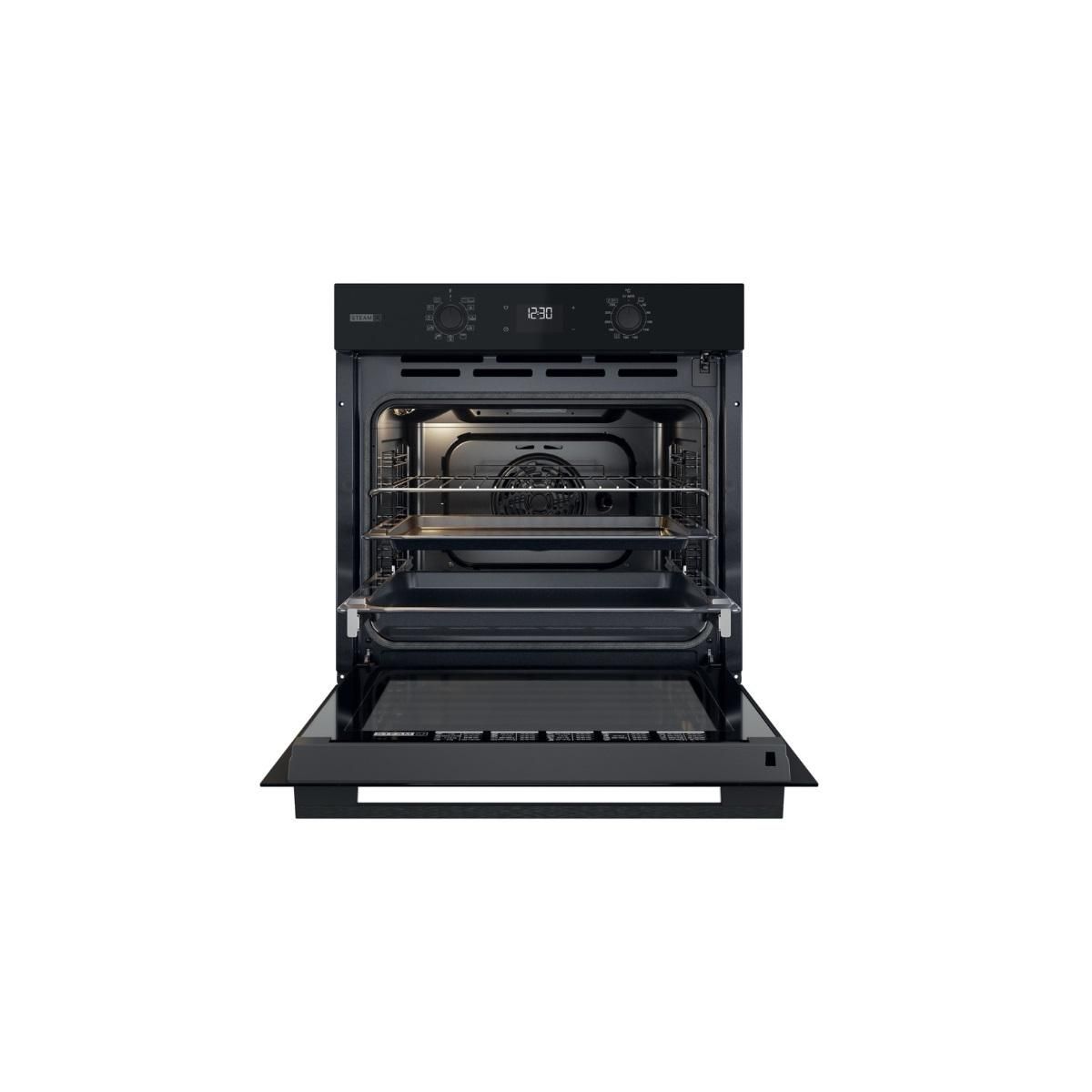 Whirlpool Four intégrable 71l 60cm pyrolyse noir - OMSK58RU1SB