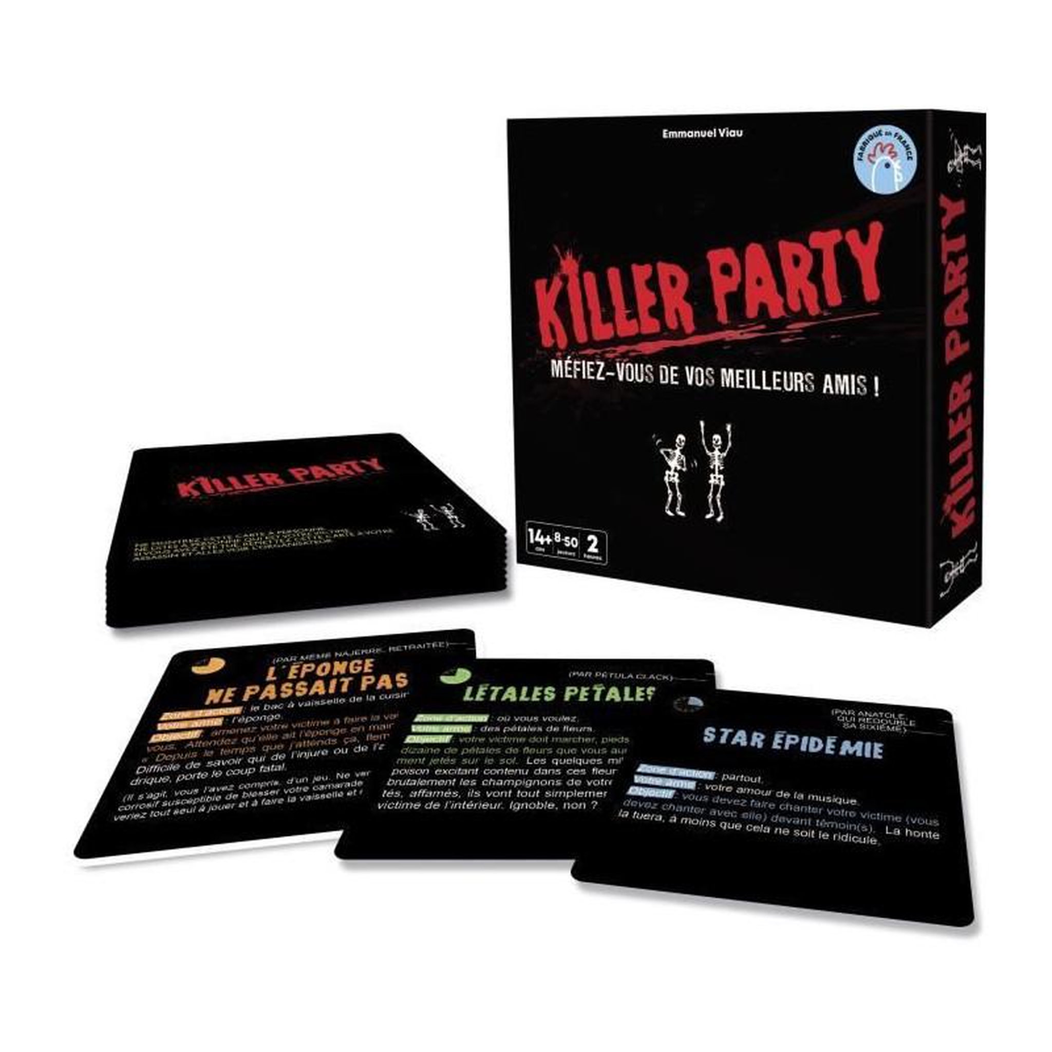 Voir la diapositive 2 : Asmodee Killer Party - Asmodee - Jeu d'ambiance - Des 14 ans