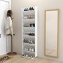 Voir la diapositive 4 : VIDAXL Armoires a chaussures murales 2 pcs Blanc 60x18x90 cm Agglomere