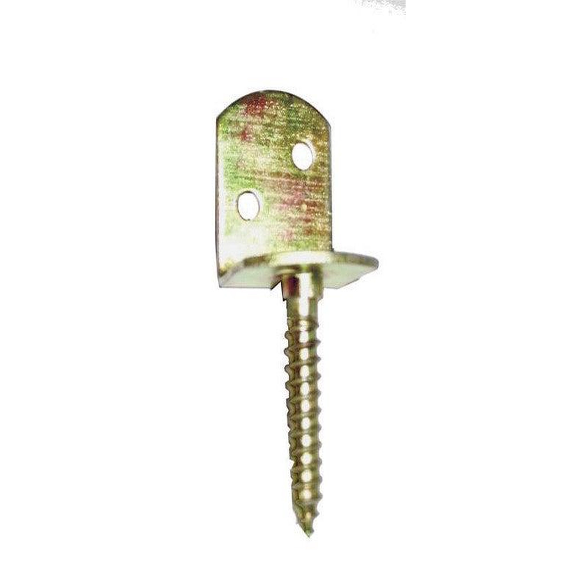 CENTRALE BRICO Équerre Pour Clôture Bois Avec Vis D1.5 Acier Zingué Blanc