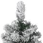Voir la diapositive 4 : VIDAXL Sapin de Noël artificiel a charnieres avec neige floquee 150 cm