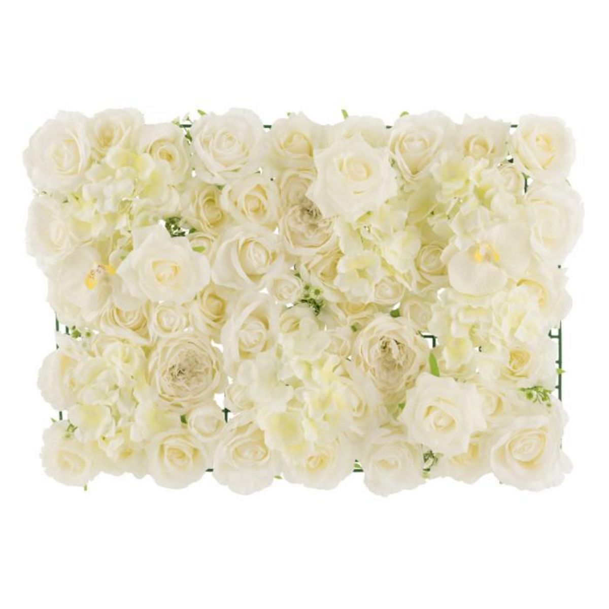Paris Prix Panneau Mural de Fleurs  Roses  62cm Blanc