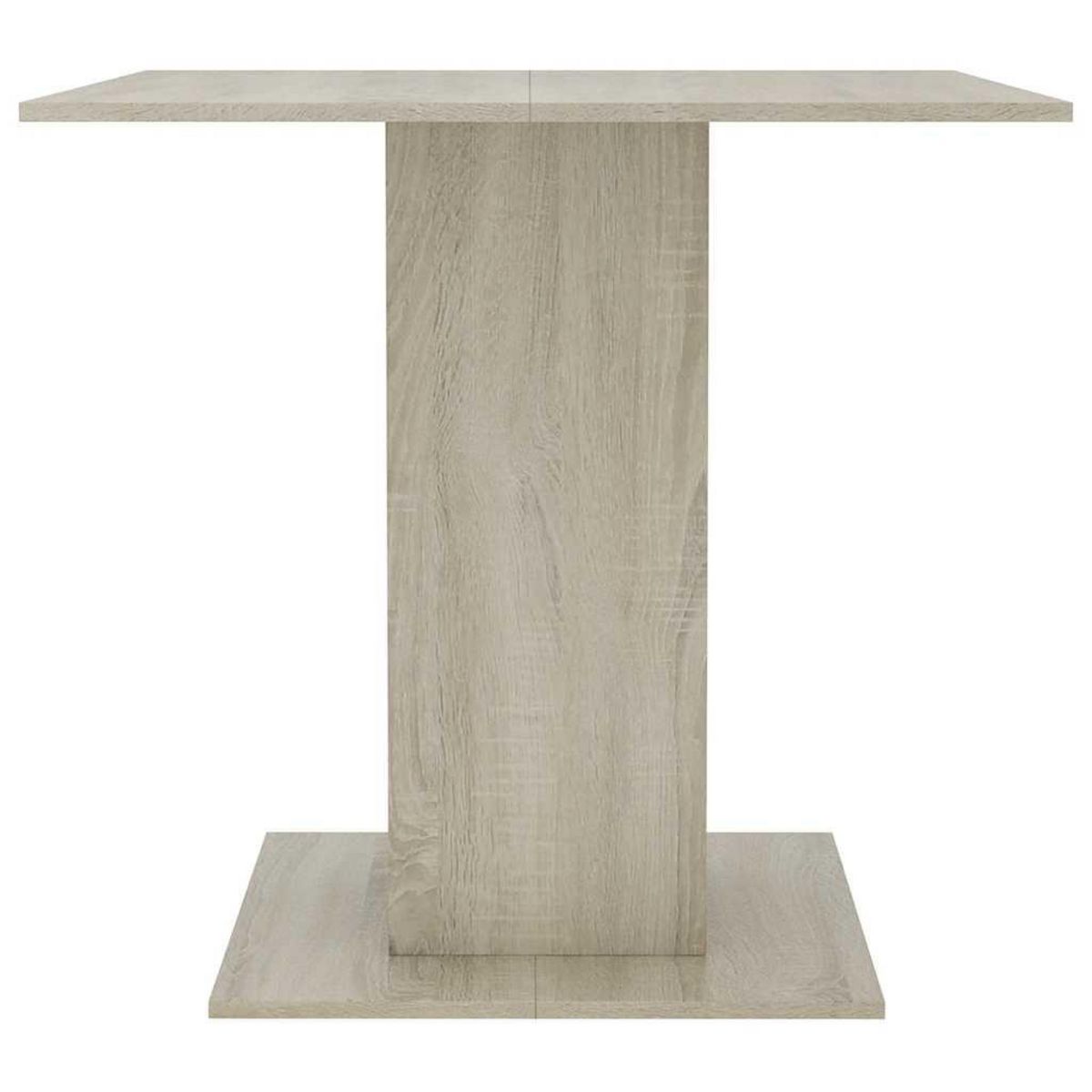 VIDAXL Table a dîner Chene sonoma 80x80x75 cm Bois d'ingenierie