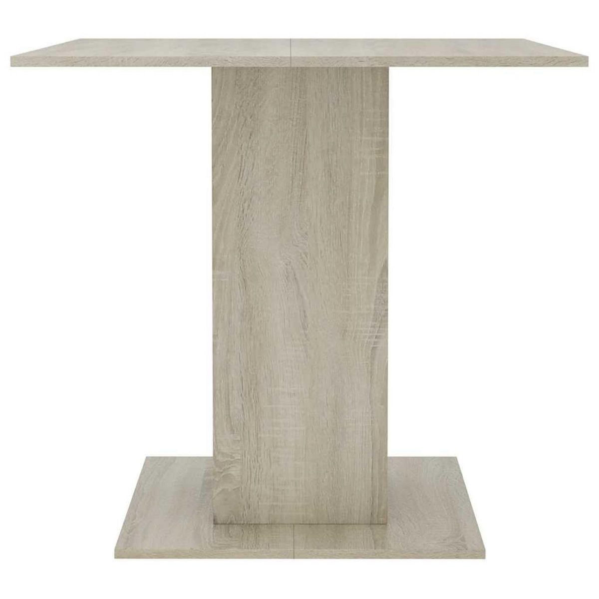 VIDAXL Table a dîner Chene sonoma 80x80x75 cm Bois d'ingenierie