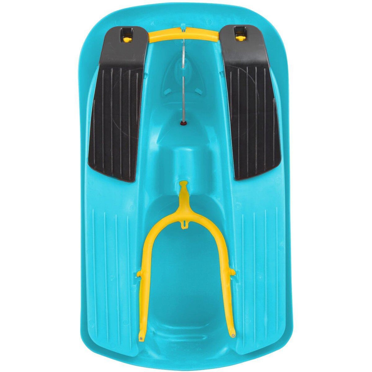 Jamara Snow Play Bob Ralley 100 cm bleu avec volant et frein