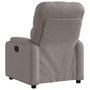 Voir la diapositive 5 : VIDAXL Fauteuil inclinable electrique Taupe Tissu